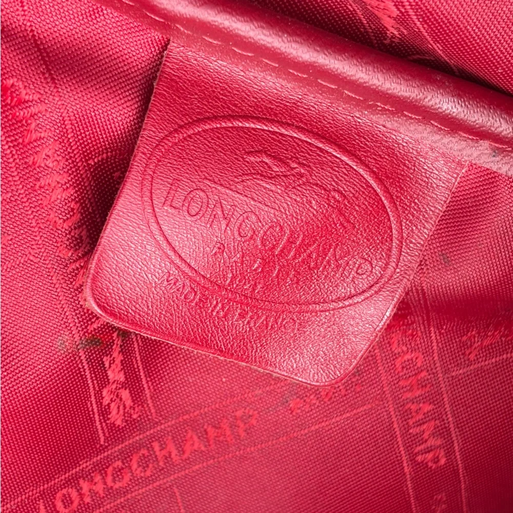 Longchamp Leather Red Mini-Backpack - Picture 6 of 16